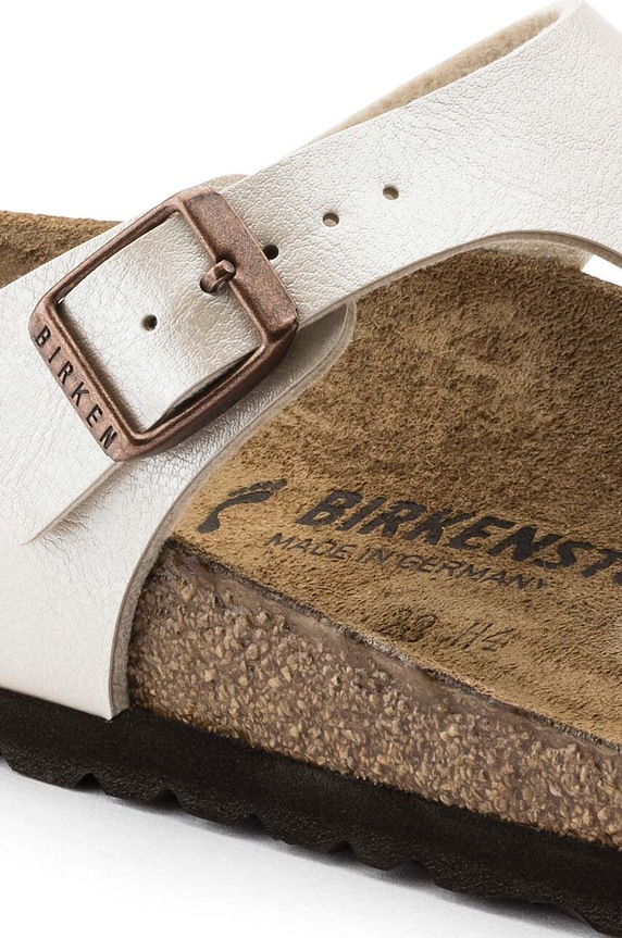 Încălțăminte Birkenstock slapi de piele Gizeh 943873 bej