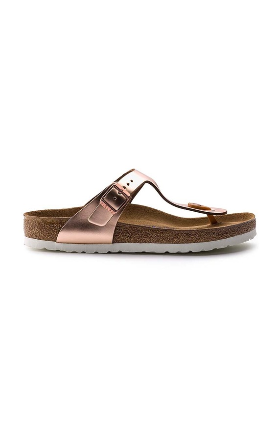 Birkenstock slapi de piele Gizeh piele roz 1005049