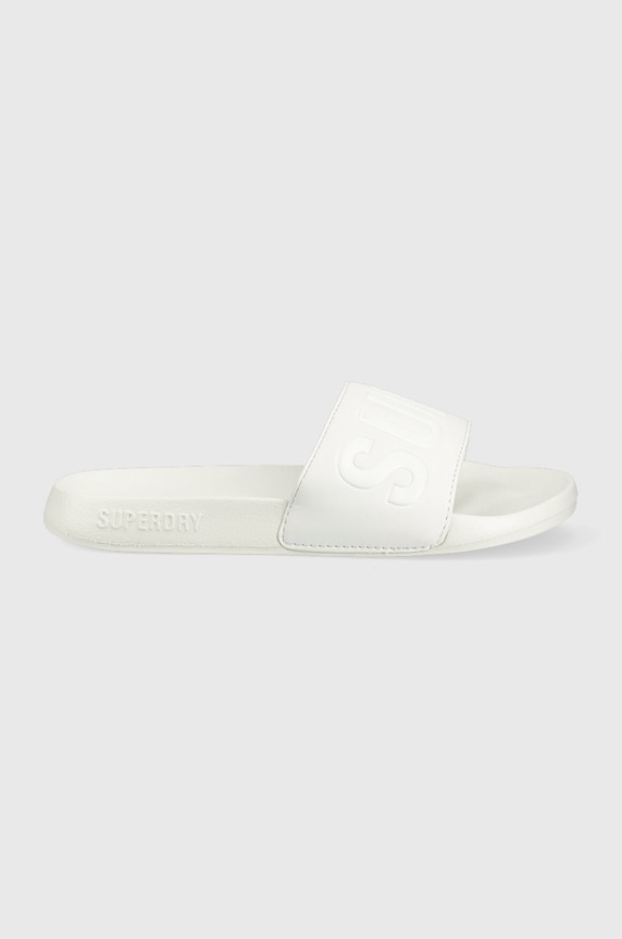 Superdry papucs szintetikus bőr fehér WF310170A.01C