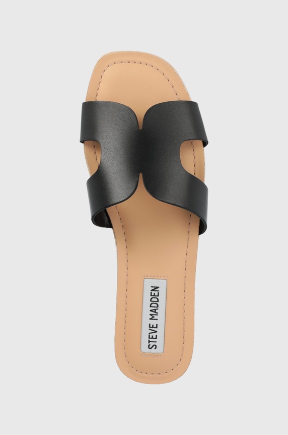 Steve Madden klapki skórzane czarny SM11001541.017