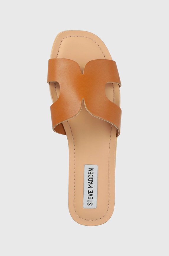Steve Madden klapki skórzane brązowy SM11001541.247