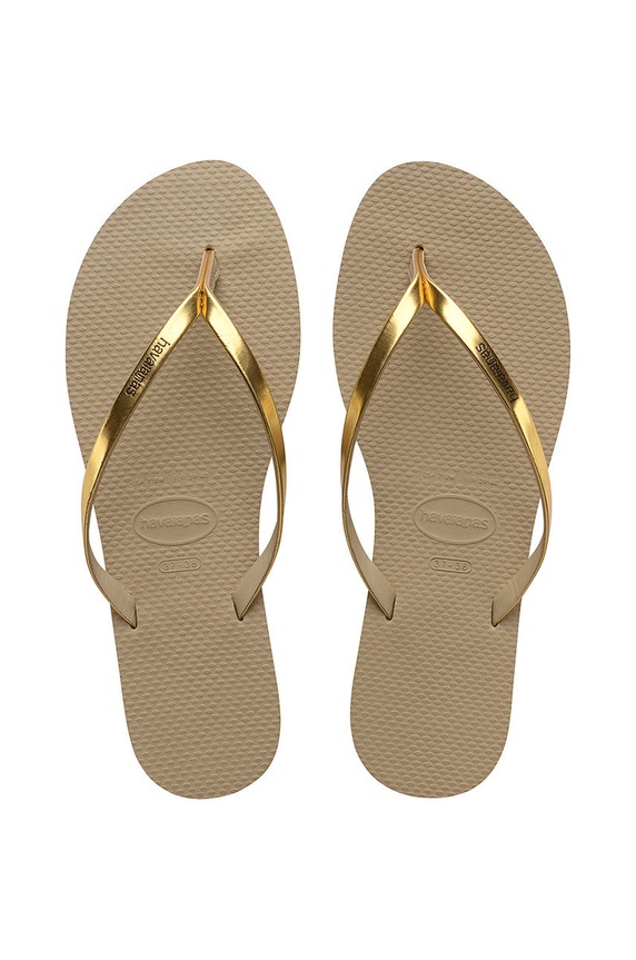 Japonke Havaianas You Metallic Ravna zlata H4135102.9371P