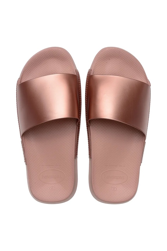 Παντόφλες Havaianas Slide Classic SLIDE CLASSIC φλατ χρυσαφί H4147131.3544P