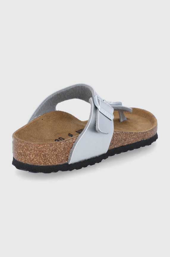 Djevojčice Dječje japanke Birkenstock 1019192.30.35 srebrna