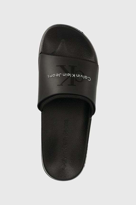Calvin Klein Jeans papucs INSTITUTIONAL BOLD LOGO 1 BDS fekete YM0YM00361.BDS