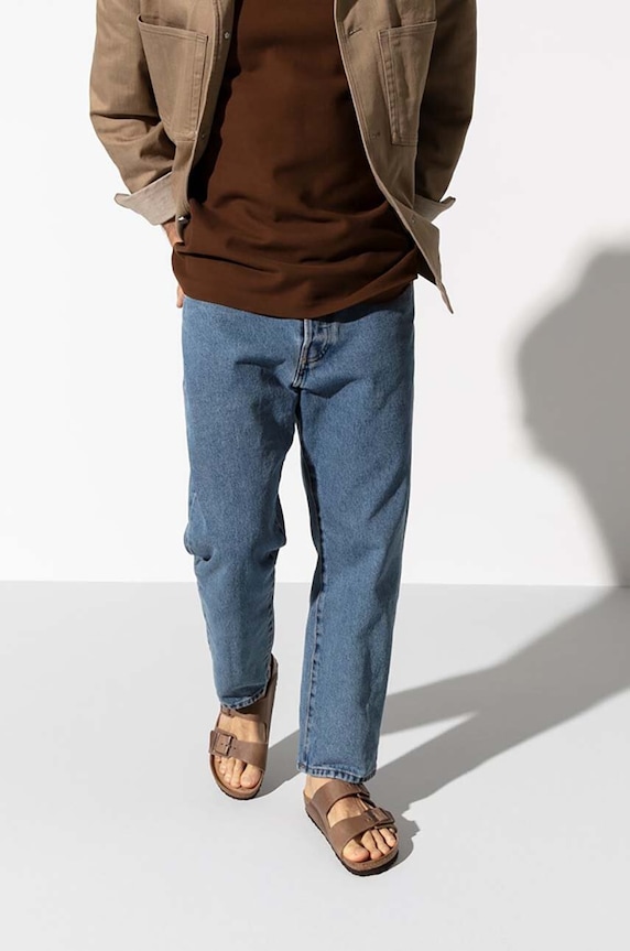 Birkenstock klapki nubukowe Arizona 552811