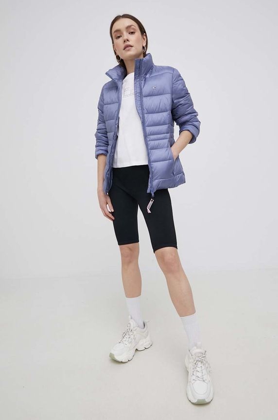 Bunda Tommy Jeans DW0DW09340.PPYY fialová SS22