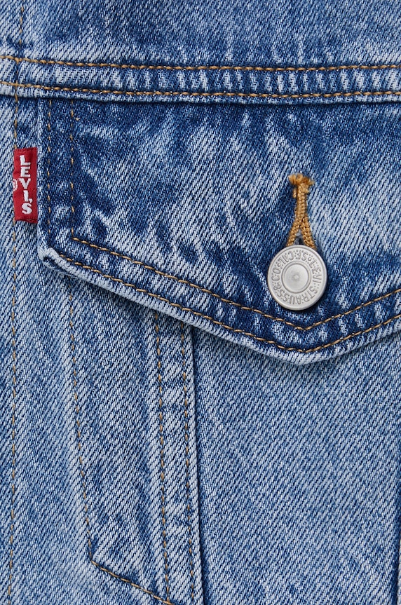 Levi's giacca di jeans A1743.0004 blu