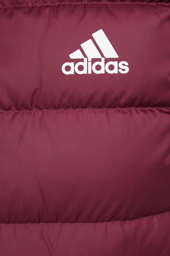 Páperová vesta adidas Performance fialová GT9147