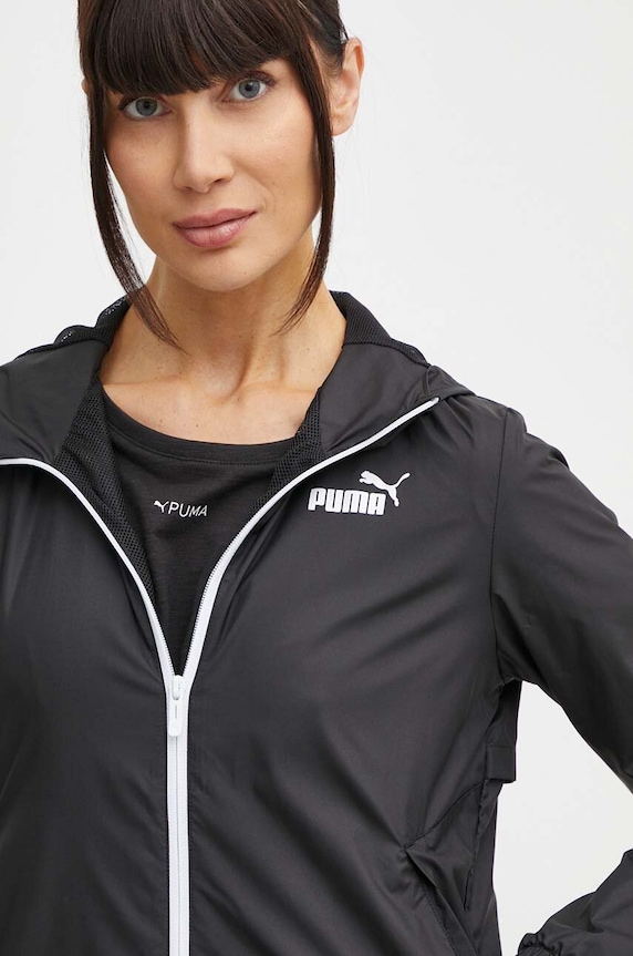Puma wiatrówka Essentials Solid czarny 847494