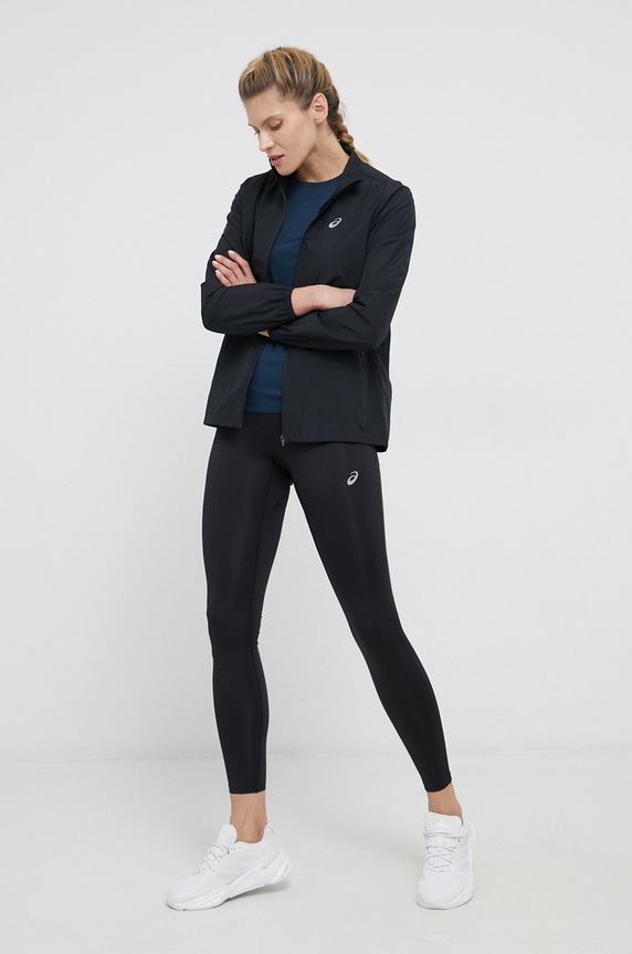Asics kurtka do biegania 2012C341.001 czarny AW24