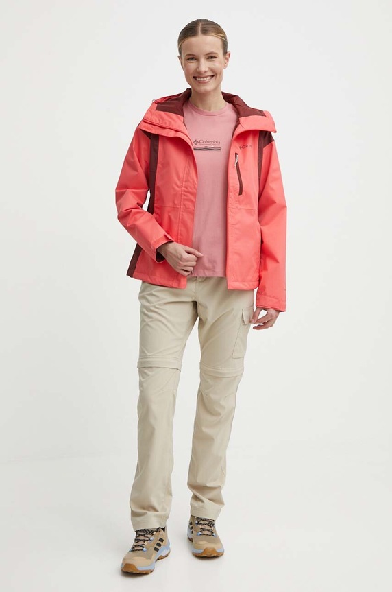 Μπουφάν Columbia Hikebound 1989253 κόκκινο SS24