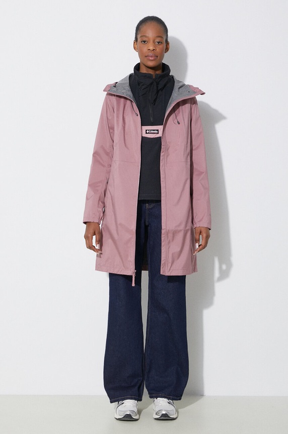 Columbia outdoor jacket Weekend Adventure 1989263 pink SS24