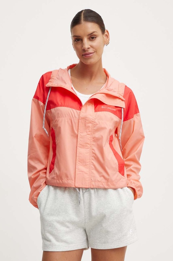 Columbia kurtka outdoorowa Flash Challenger pozostałe pomarańczowy 1989511