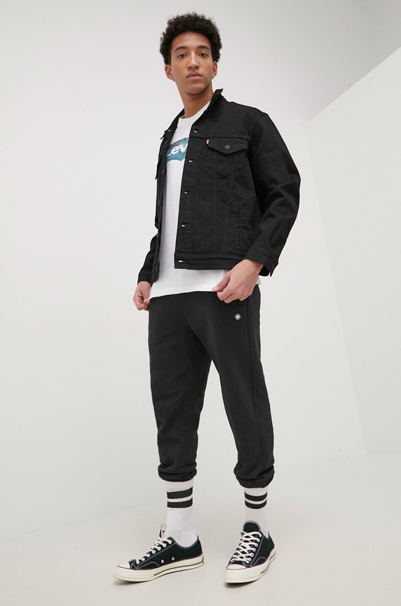 Levi's kurtka jeansowa 72334.0403 czarny SS22