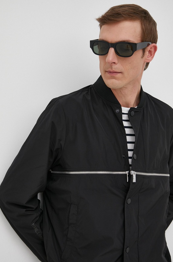 Karl Lagerfeld kurtka bomber 521504.505002 czarny 521504.505002