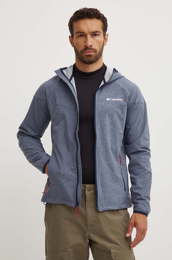 Turistická bunda Columbia Heather Canyon nezateplené sivá 1714111.