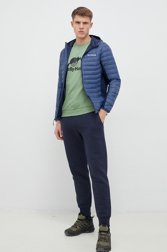 Αθλητικό μπουφάν Columbia Powder Pass 1773271 σκούρο μπλε SS24