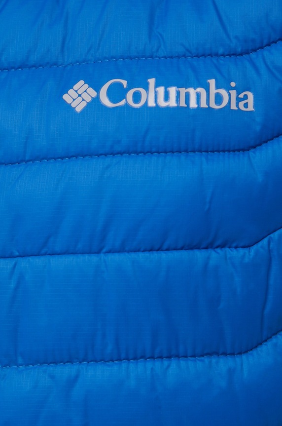Športová vesta Columbia Powder Pass 1842414 modrá