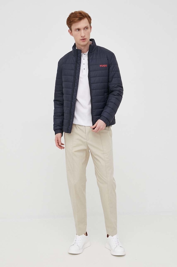 HUGO kurtka 50468719 granatowy SS24