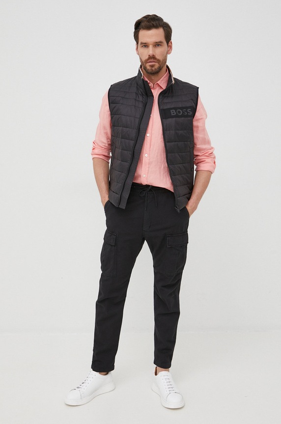 BOSS bezrękawnik 50464300 50464300 czarny AA00