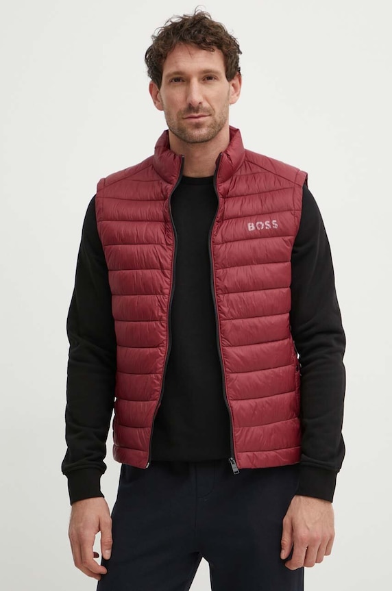 BOSS bezrękawnik bordowy 50471854