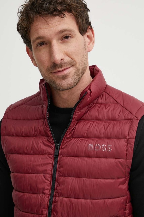 BOSS bezrękawnik bordowy 50471854