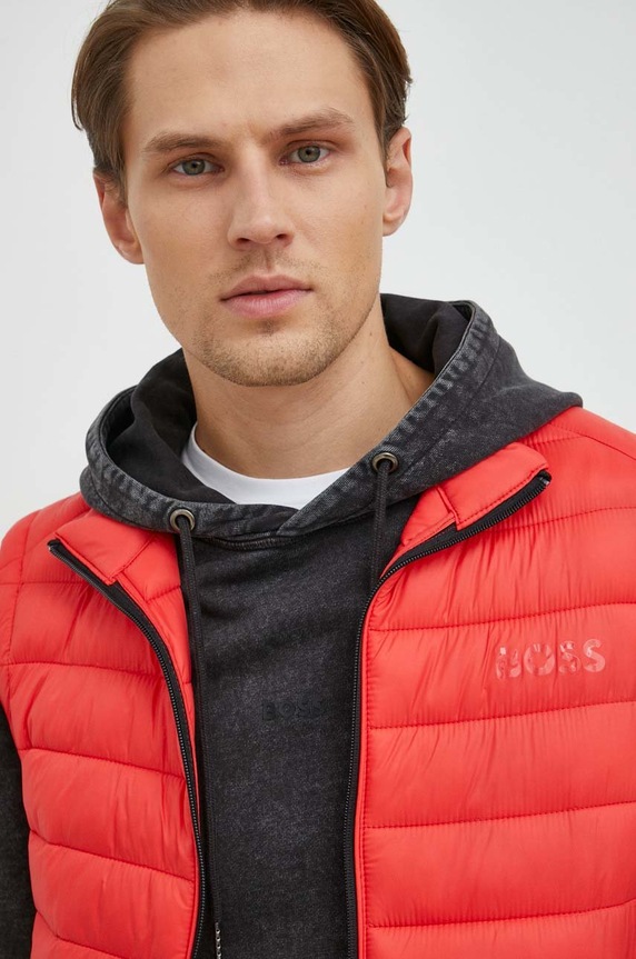 BOSS bezrękawnik bez kaptura czerwony 50471854
