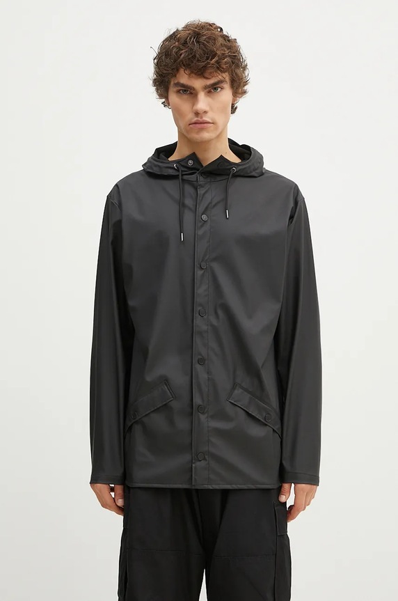Jakna Rains Jacket bez tople podstave crna 12010.01