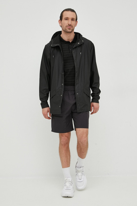 Μπουφάν Rains 12010 Jacket 12010.01 μαύρο AW23