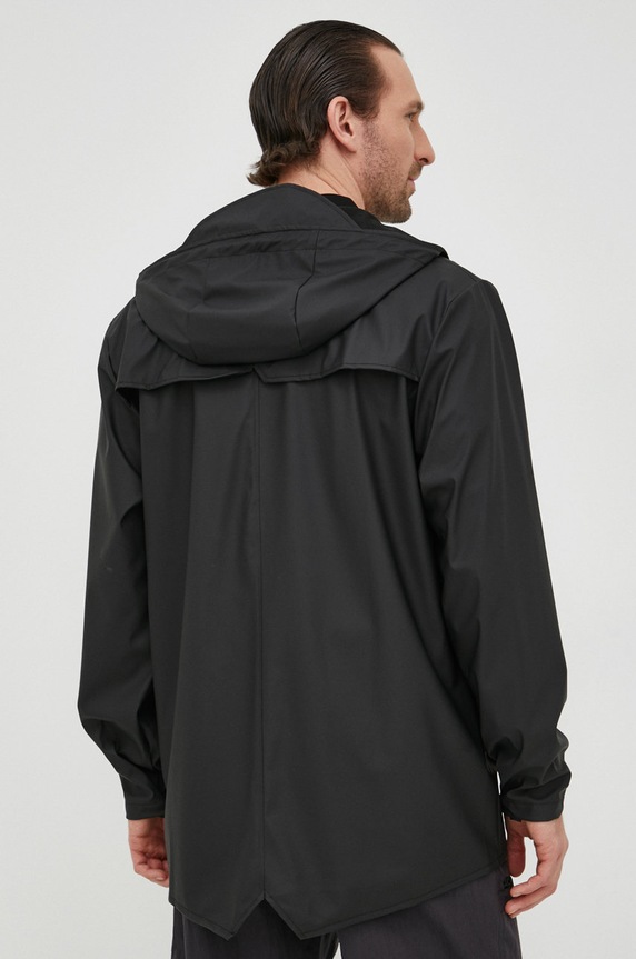 Μπουφάν Rains 12010 Jacket μαύρο 12010.01