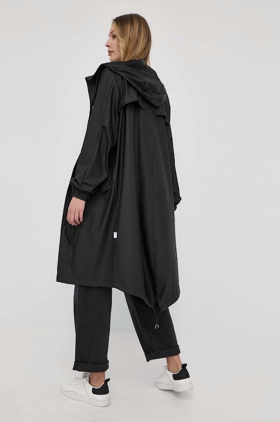 Bunda parka Rains 18140 Fishtail Parka 18140.01 čierna