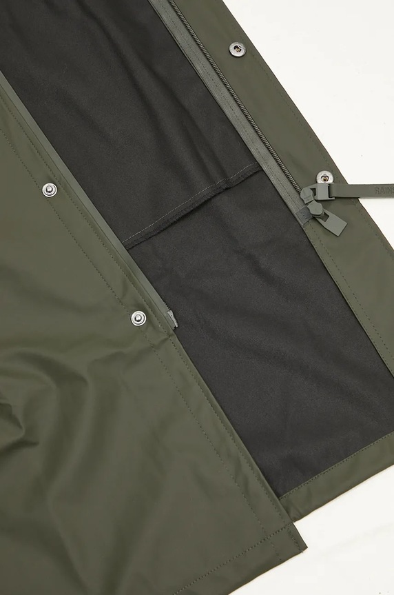 Rains kurtka przeciwdeszczowa 18140 Fishtail Parka 18140.03 zielony