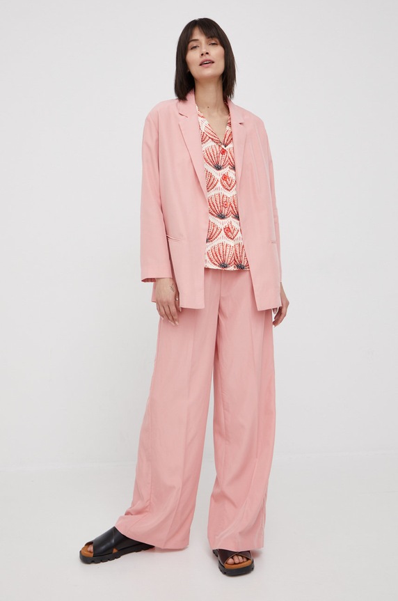 Sisley marynarka 28J6LW007.1N2 różowy SS22