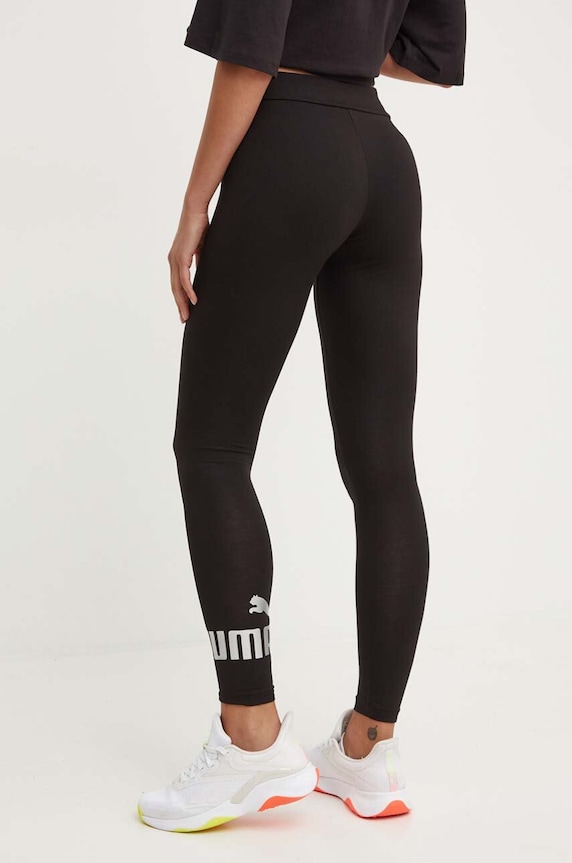 Odjeća Tajice Puma Essentials+ Metallic 848307 crna