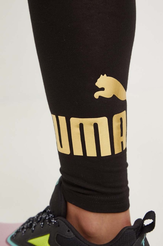 Legíny Puma Essentials+ Metallic 848307 čierna 848307