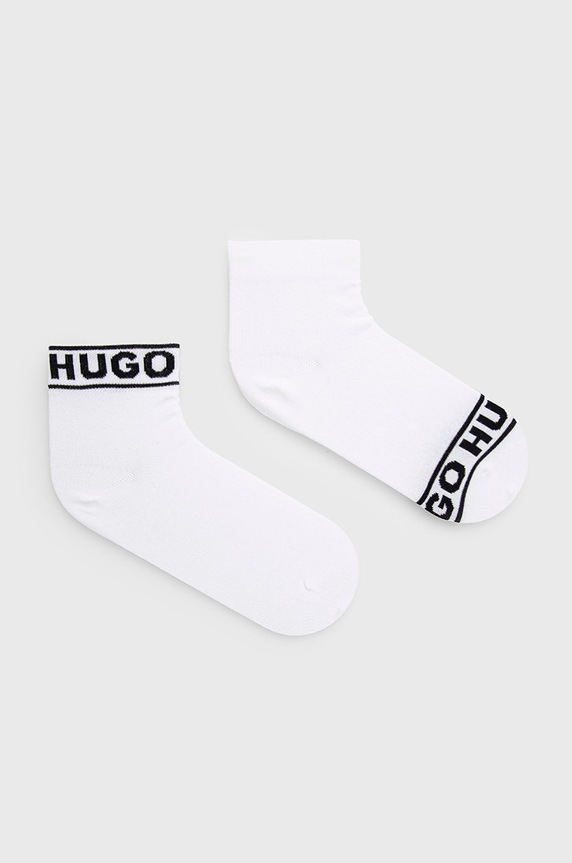 Κάλτσες HUGO San Jared-C ψηλές κάλτσες λευκό 50469291