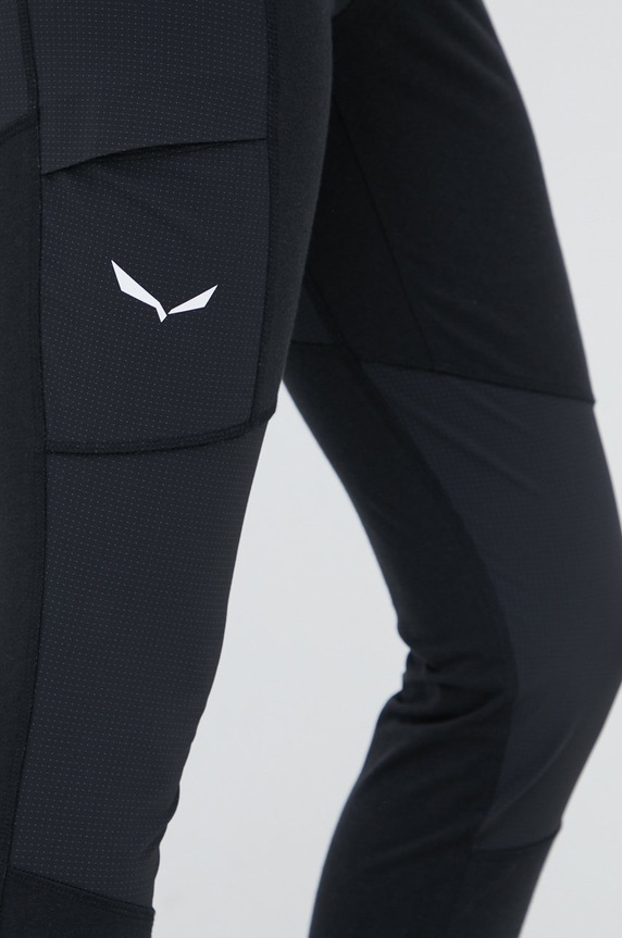 Odzież Salewa legginsy sportowe Lavaredo Hemp 00.0000028034 czarny
