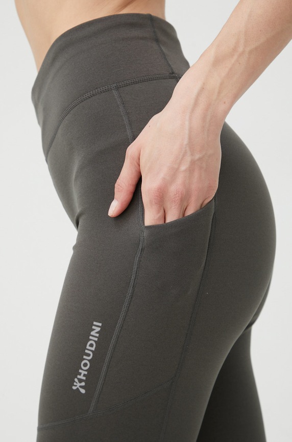 Houdini legginsy sportowe Adventure zielony 840013