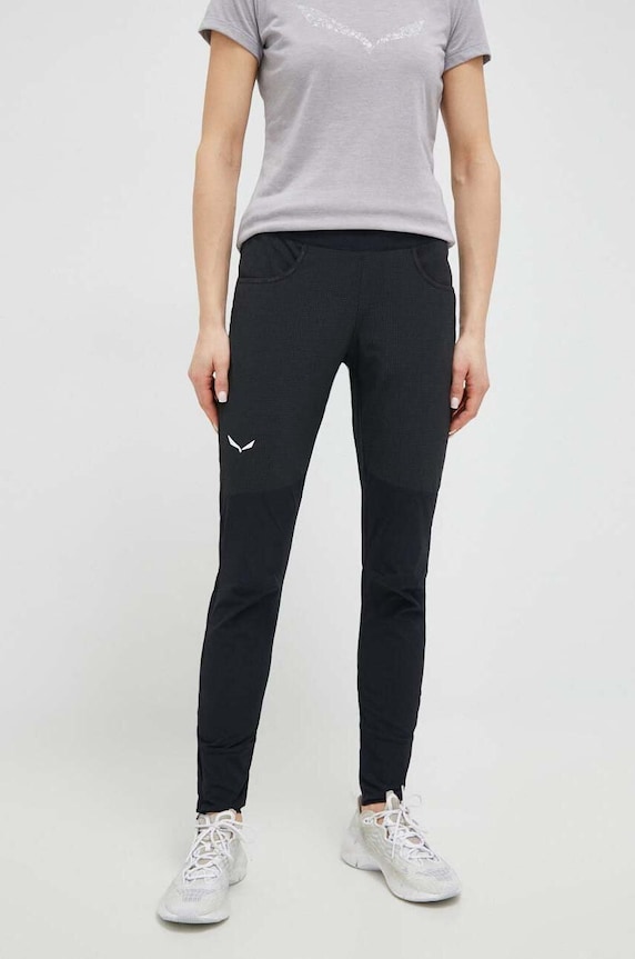 Salewa legginsy damskie AGNER DST tkanina czarny 00.0000027379