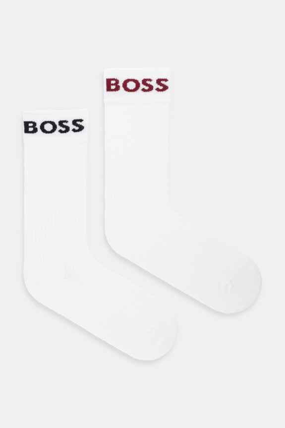 BOSS zokni 2 pár hosszúszárú zokni fehér 50469747