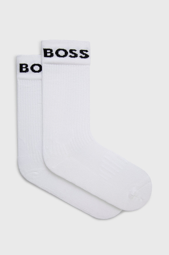 Ponožky BOSS 2P RS Sport CC 2-pack dlouhé ponožky bílá 50469747