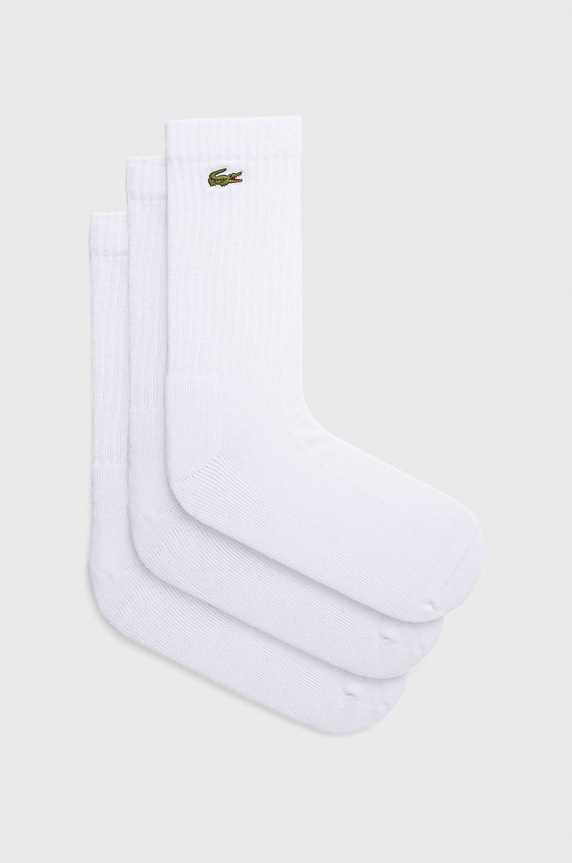 Lacoste skarpetki (3-pack) RA4182 skarpetki długie biały RA4182