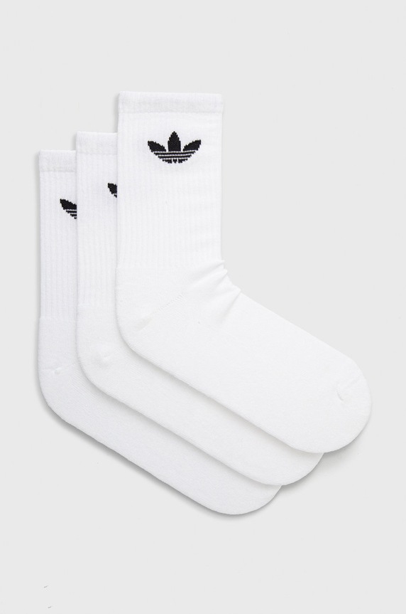 adidas Originals Skarpetki (3-pack) skarpetki długie biały HB5881