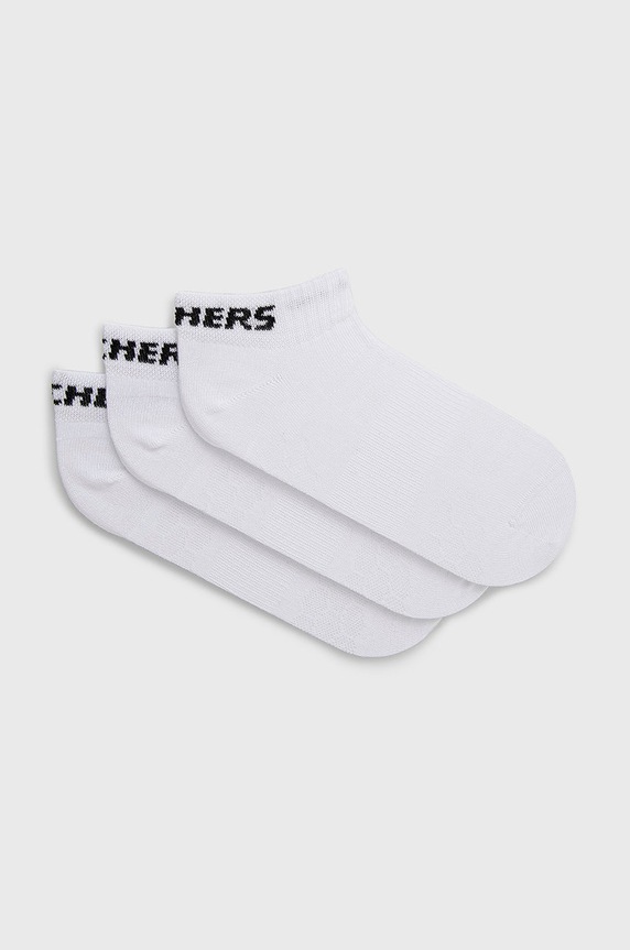 Skechers skarpetki (3-pack) skarpetki krótkie biały SK43022