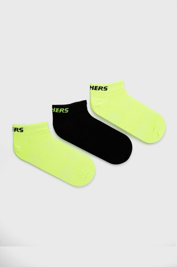 Skechers skarpetki (3-pack) skarpetki krótkie zielony SK43022
