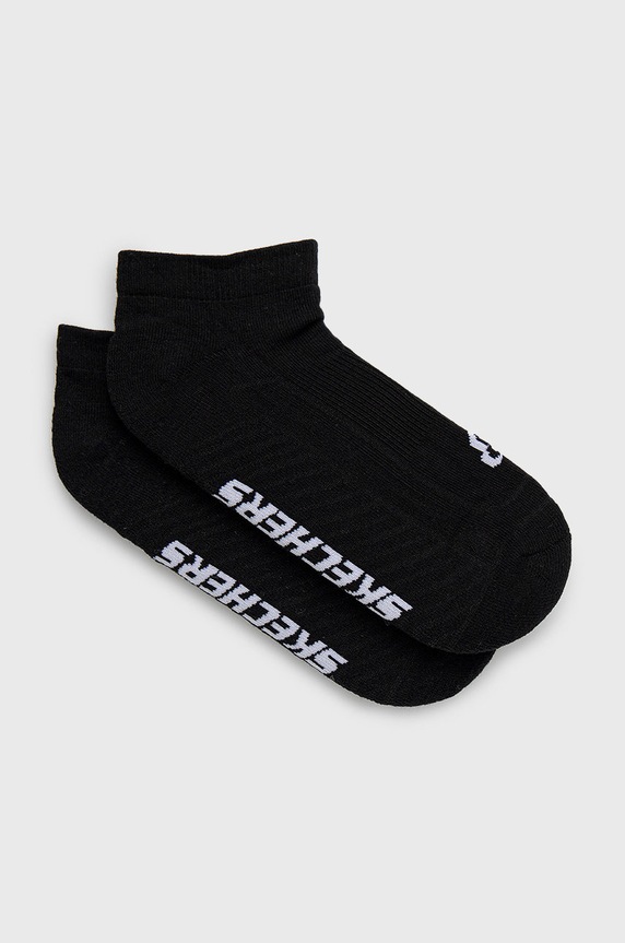 Skechers skarpetki (2-pack) skarpetki krótkie czarny SK43024