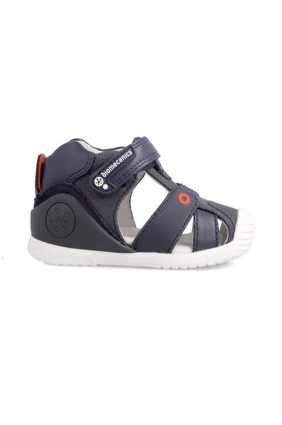 Biomecanics sandały dziecięce imitacja skóry licowej granatowy 222132.B.
