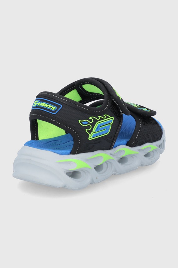 CHLAPEC Dětské sandály Skechers 400109L.PPYY černá