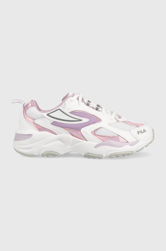 Fila sneakersy dziecięce imitacja skóry licowej fioletowy FFT0025